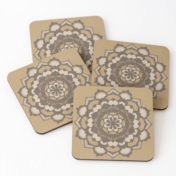 Item preview, Deva Mandala - Fawn, Earth, Dove designed and sold by Irene Estelle.