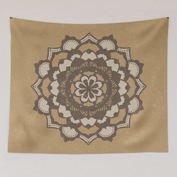 Item preview, Deva Mandala - Fawn, Earth, Dove designed and sold by Irene Estelle.