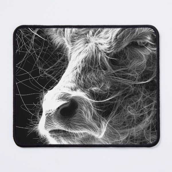 Item preview, Abstract Hairy cow designed and sold by Brendon987.