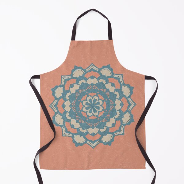 Item preview, Deva Mandala - Coral, Peacock, Dove designed and sold by Irene Estelle.