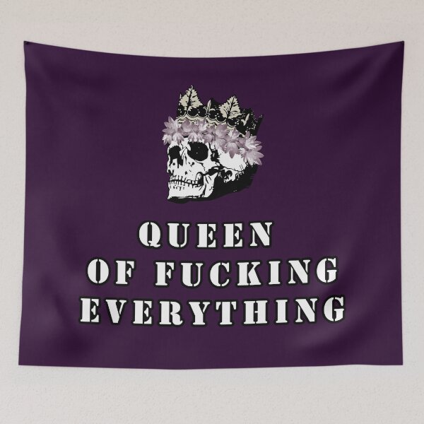 Item preview, Queen Of Fucking Everything designed and sold by DarinaDrawing.