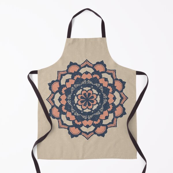 Item preview, Deva Mandala - Dove, Dusk, Coral designed and sold by Irene Estelle.