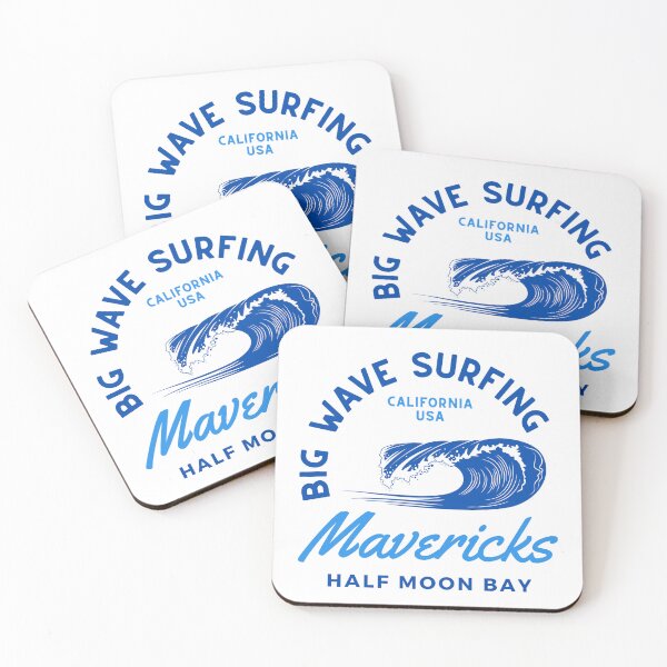 Item preview, Mavericks Big Wave Surfing Half Moon Bay California designed and sold by HalfMoonBayShop.