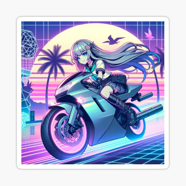 Item preview, MotoDream 2020s Retrowave designed and sold by BitterSilver.