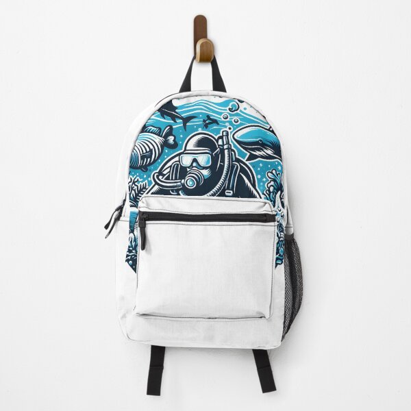 Item preview, Deep sea diving scuba diving in ocean designed and sold by vectorillus.
