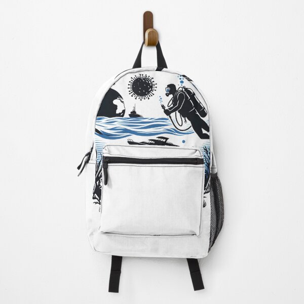 Item preview, Deep sea diving scuba diving in ocean designed and sold by vectorillus.