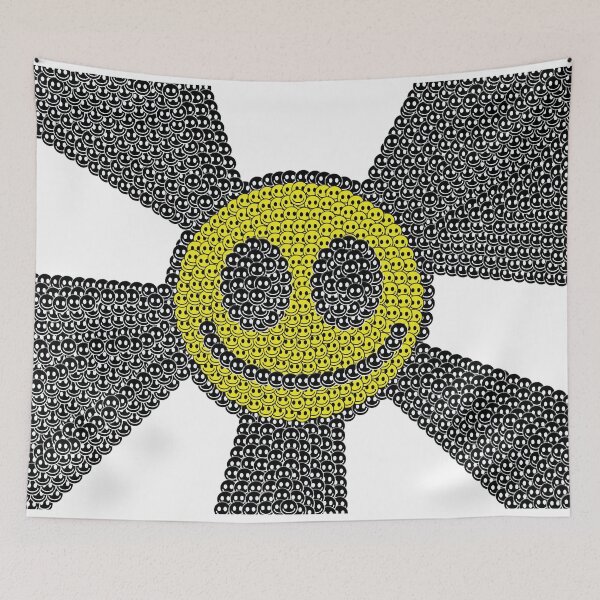 Item preview, Smiley Face Made Out of Smiley Faces designed and sold by sydhanke42.