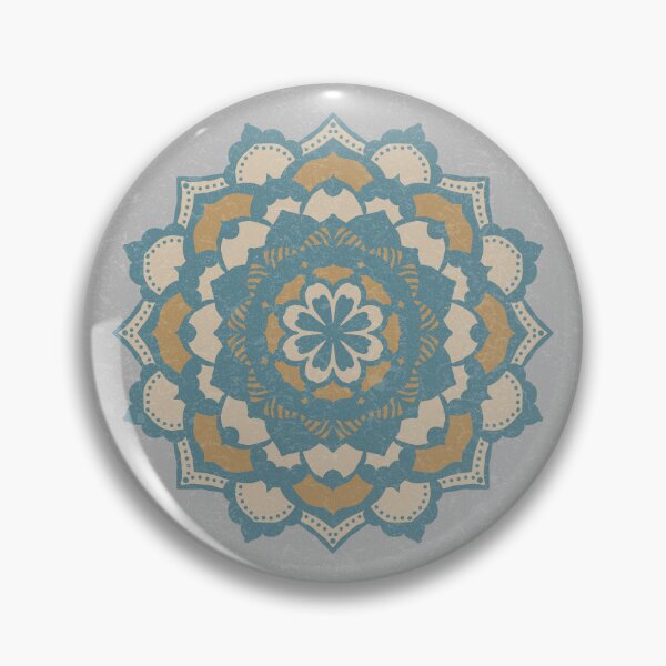 Item preview, Deva Mandala - Fog, Peacock, Dove, Fawn designed and sold by Irene Estelle.
