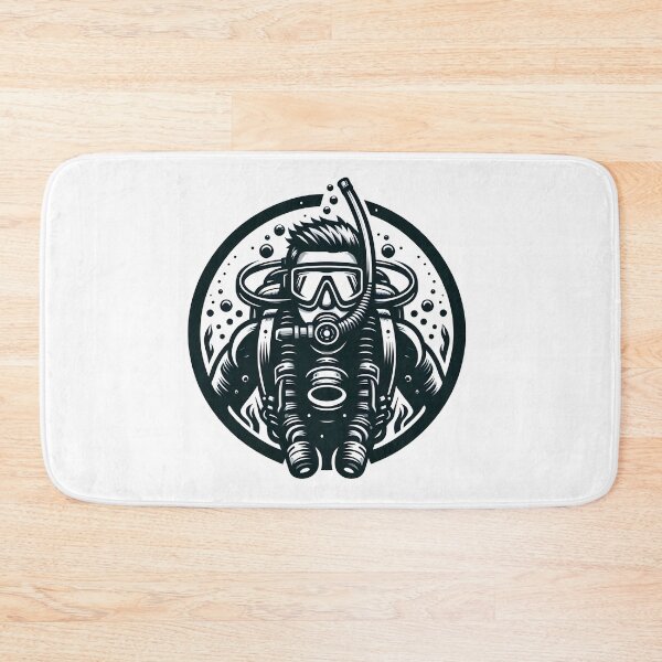 Item preview, Deep sea diving scuba diving in ocean designed and sold by vectorillus.