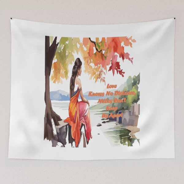 Item preview, Love Knows No Distance designed and sold by AmazingAbha.