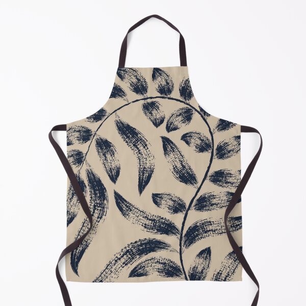 Item preview, Minimal Indigo Foliage Recycled Paper Art-Cali Boho by Bossy Cat Home designed and sold by BossyCatHome.