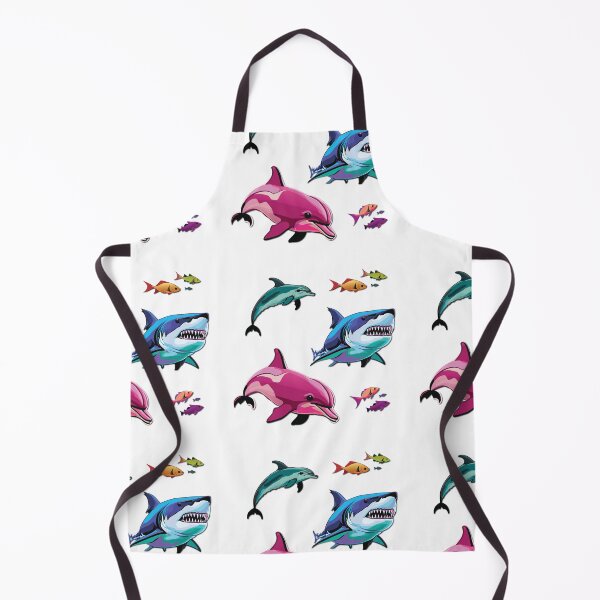 Item preview, Shark Week Gang with Dolphins and Fish designed and sold by sweetdreamers.