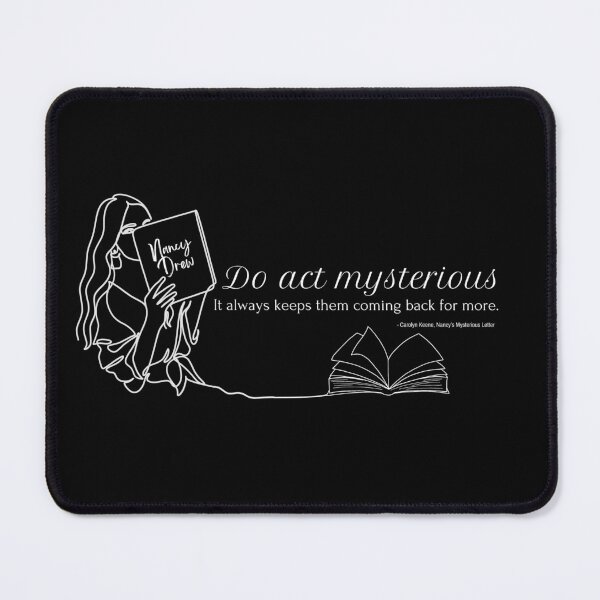 Item preview, Do act mysterious designed and sold by mysteryblackcat.