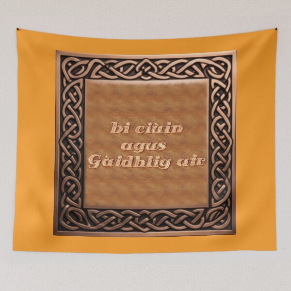 Item preview, Be Calm and Gaelic ON!  (Scottish Gaelic) designed and sold by aginlow.