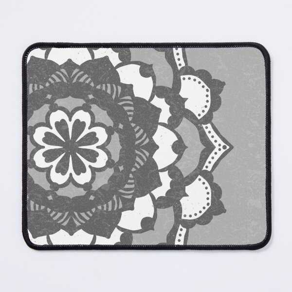 Item preview, Deva Mandala - Fog, Slate, Snow designed and sold by Irene Estelle.