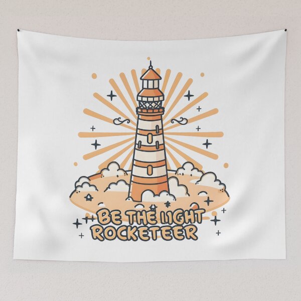 Item preview, Be the Light Rocketeer designed and sold by Dungeon-Depot.