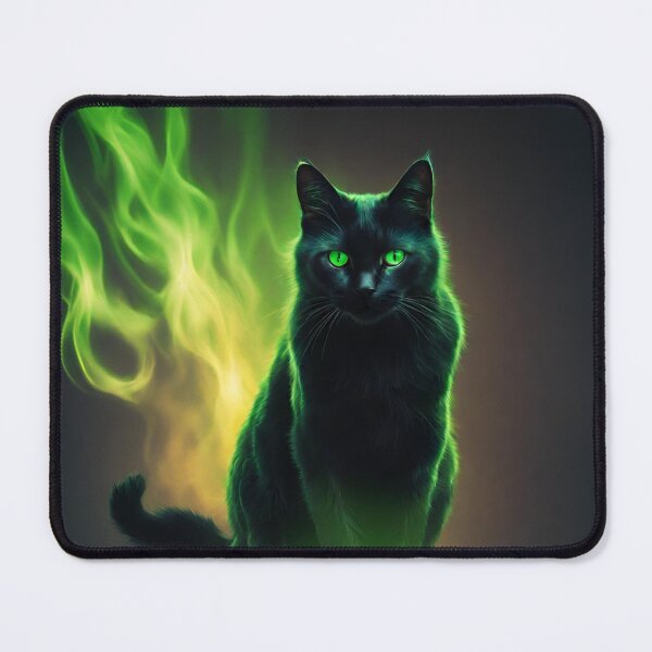 Item preview, Mysthic Black Cat in Flames designed and sold by Tomasz C.