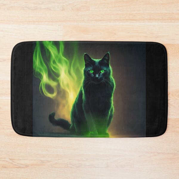 Item preview, Mysthic Black Cat in Flames designed and sold by Tomasz C.