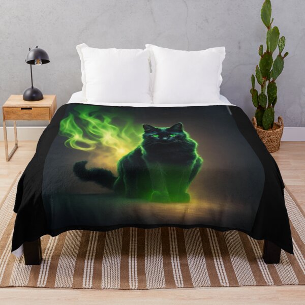 Item preview, Mysthic Black Cat in Flames designed and sold by Tomasz C.