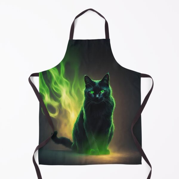 Item preview, Mysthic Black Cat in Flames designed and sold by Tomasz C.