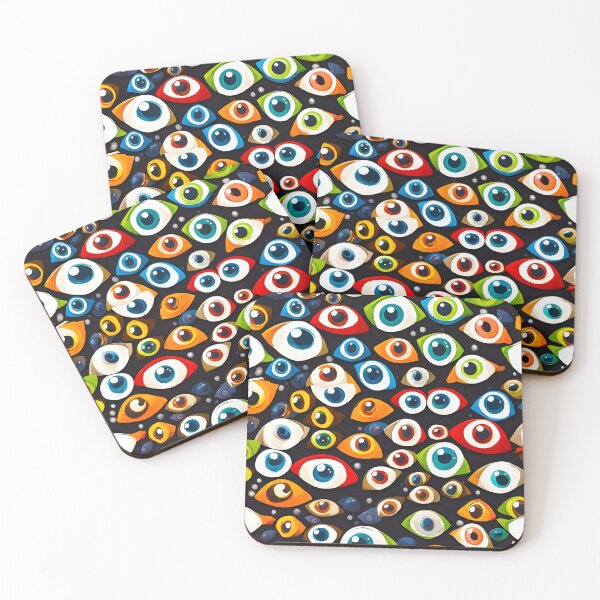 Item preview, Blinking Bliss: Eyes Pattern designed and sold by Tom-Johnson.