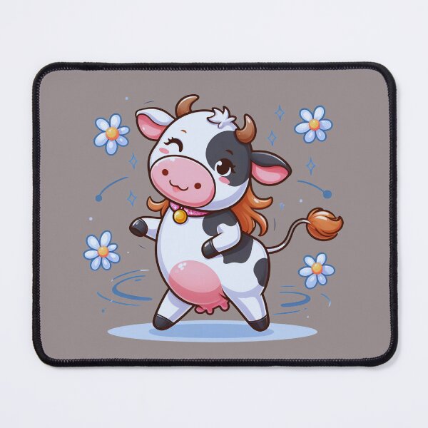 Item preview, Dairy Delight: The Whimsical Waltz of the Dancing Cow designed and sold by JAMESAMORN.