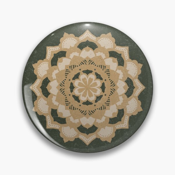 Item preview, Deva Mandala - Pine, Fawn, Dove designed and sold by Irene Estelle.