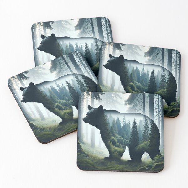 Item preview, Forest In a Black Bear designed and sold by HippieFarms11.