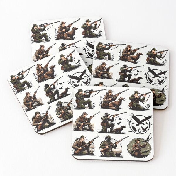 Item preview, Fearless Hunters Hunting in Jungle designed and sold by vectorillus.