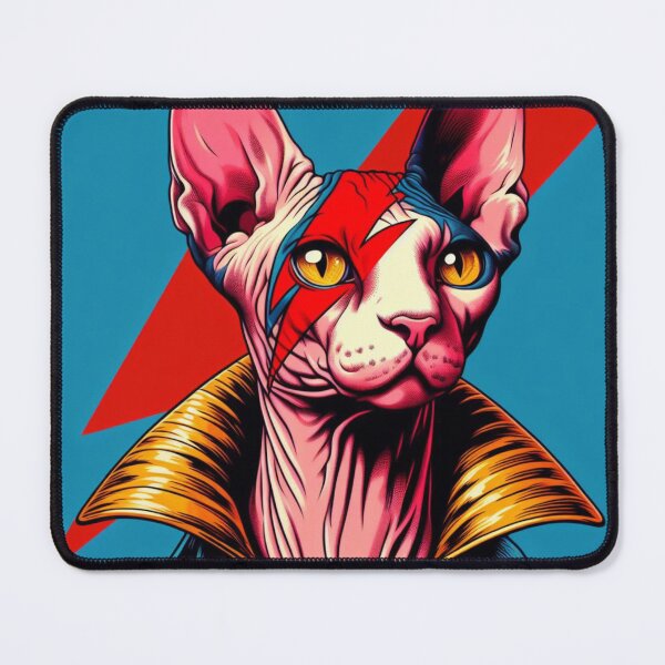 Item preview, Bowie cat designed and sold by wiccantoadstyle.