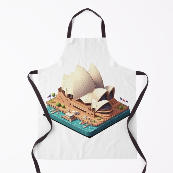 Item preview, Sydney Opera cute isometric 3d designed and sold by TinyTreeHugger.