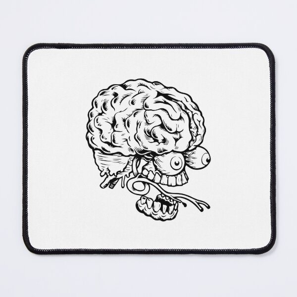Item preview, Zombie Brain Black Ink Art designed and sold by InkStation24.