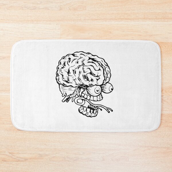 Item preview, Zombie Brain Black Ink Art designed and sold by InkStation24.