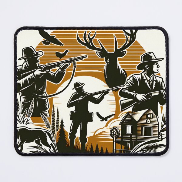 Item preview,  Fearless Hunters Hunting in Jungle designed and sold by vectorillus.