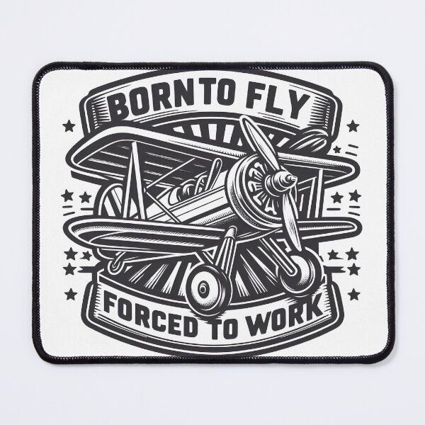 Item preview, Biplane: Born to fly, forced to work designed and sold by Dungeon-Depot.