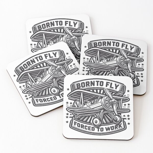 Item preview, Biplane: Born to fly, forced to work designed and sold by Dungeon-Depot.