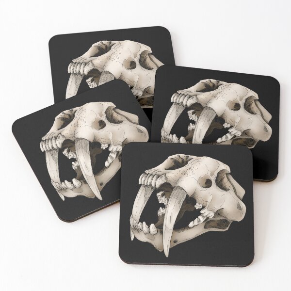 Item preview, Saber-Toothed Cat Skull designed and sold by Moon Dog Art.