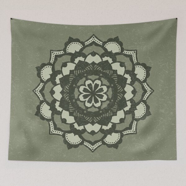 Item preview, Deva Mandala - Sage, Pine, Tea designed and sold by Irene Estelle.