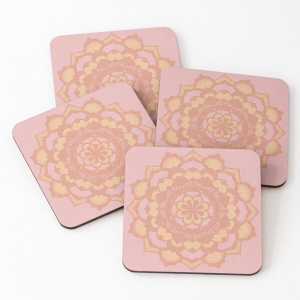 Item preview, Deva Mandala - Rose, Coral, Melon designed and sold by Irene Estelle.