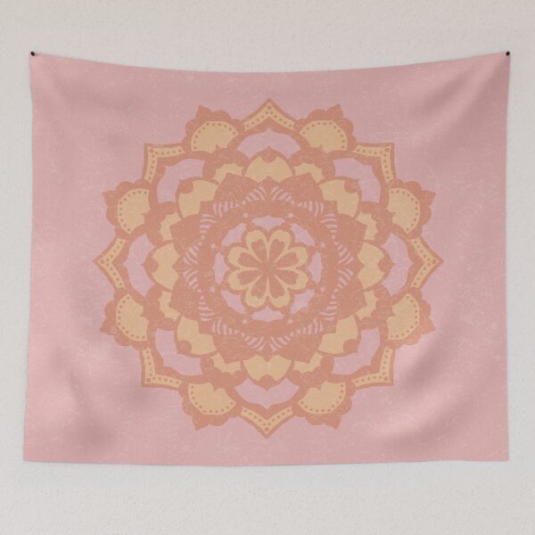 Item preview, Deva Mandala - Rose, Coral, Melon designed and sold by Irene Estelle.