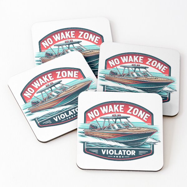 Item preview, Motorboat: No Wake Zone Violator designed and sold by Dungeon-Depot.