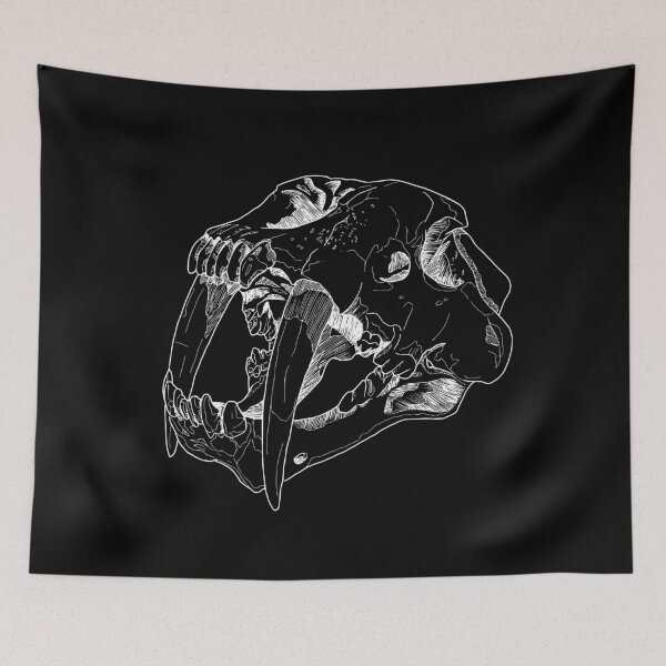 Item preview, Saber-Toothed Cat Skull designed and sold by Moon Dog Art.