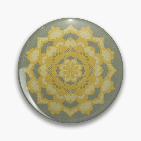 Item preview, Deva Mandala - Sage, Saffron, Gold designed and sold by Irene Estelle.