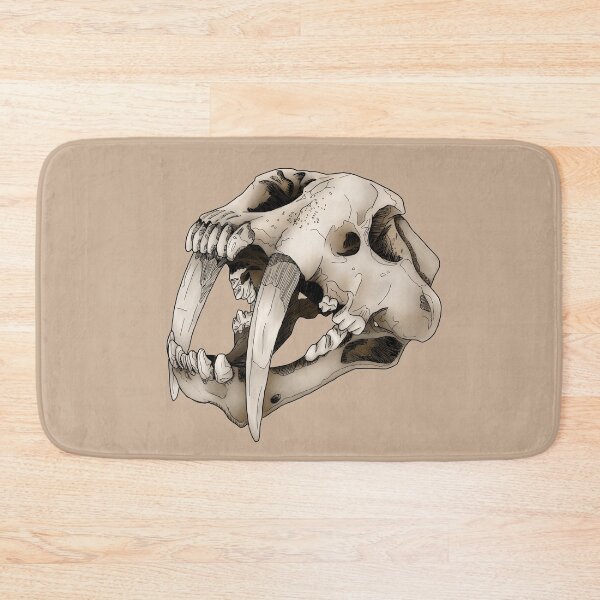 Item preview, Saber-Toothed Cat Skull designed and sold by Moon Dog Art.