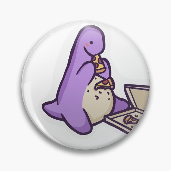 Item preview, pizza dino purple designed and sold by meganalexaa.