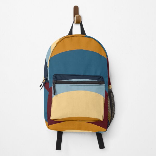 Item preview, Horizontal Fluid Wavy Pattern Yellow, Blue designed and sold by Prints and Lifestyle.
