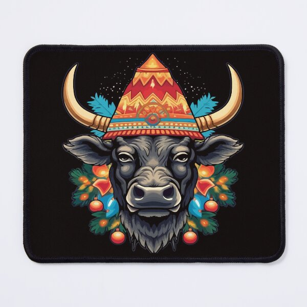 Item preview, Christmas Water Buffalo designed and sold by creativellashop.