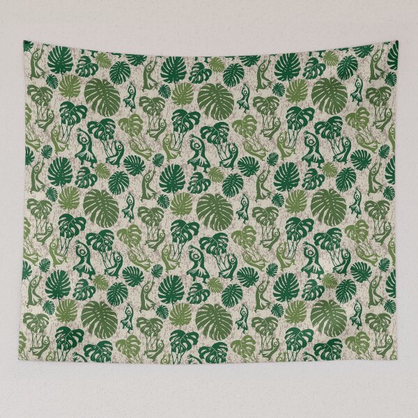 Item preview, Spirit of the Dancing Monstera 2 designed and sold by Vibezgarden.