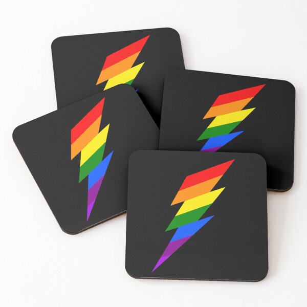 Item preview, Rainbow Pride Lightning Bolt designed and sold by mvelas17.