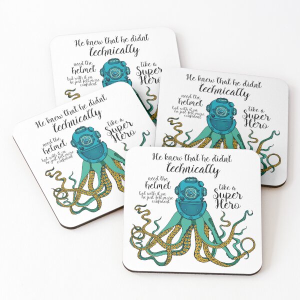 Item preview, Octopus Superhero designed and sold by Kati-ART.
